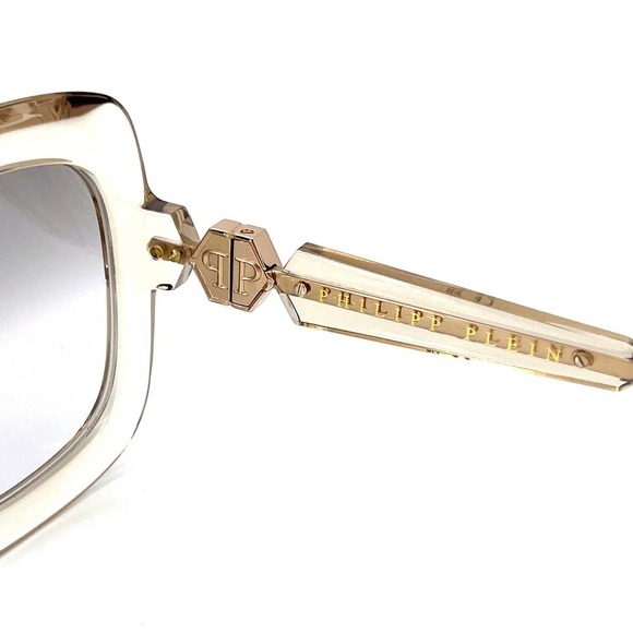 NEW!!! PHILIPP PLEIN Sunglasses Queen SPP065S Col.6Y1G Authentic - Picture 8 of 12